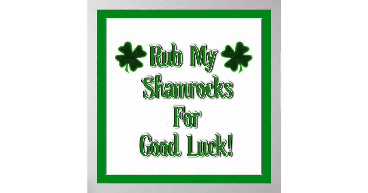 Funny Saint Patricks Day Panties Rub for Luck Thong St Patricks Paddys Irish