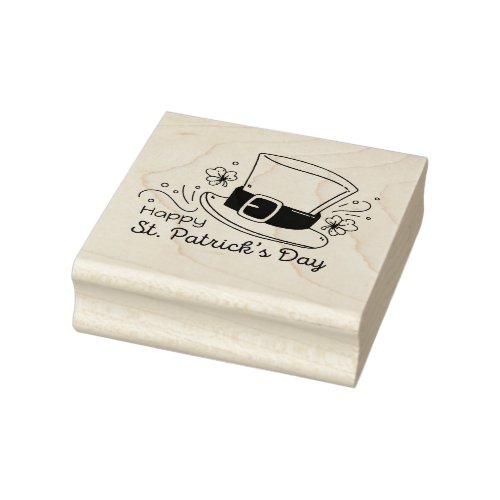 St Patricks Day Rubber Stamp