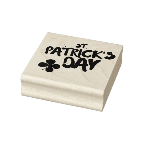 St Patricks Day Rubber Stamp