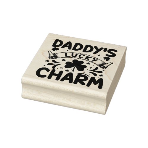 St Patricks Day Rubber Stamp