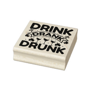 St Patrick's Day Rubber Stamp