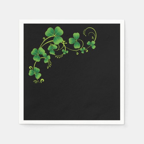 St Patricks Day Sham Rock Napkins