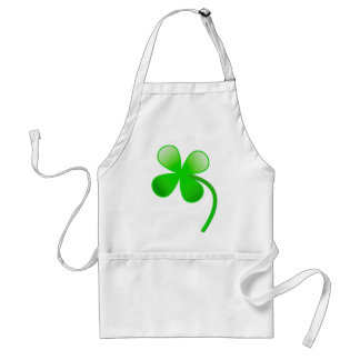 St. Patrick's Day Shamrock Adult Apron