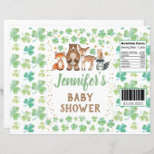 St Patrick's Day Shamrock Animals Chip Bag Wrapper (Front/Back)