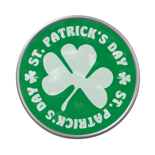 St. Patrick's Day Shamrock Candy Tins