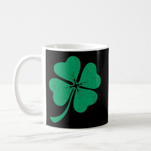 St Patricks Day Shamrock Irish Boston Green 4 Leaf Coffee Mug