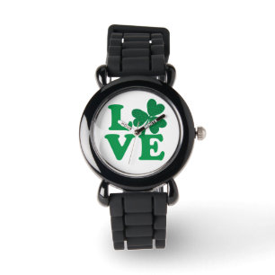 St. Patrick's Day Shamrock Love Watch