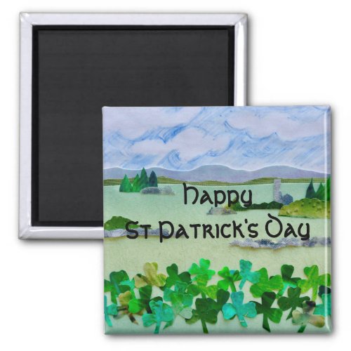 St Patricks Day Shamrock Magnet