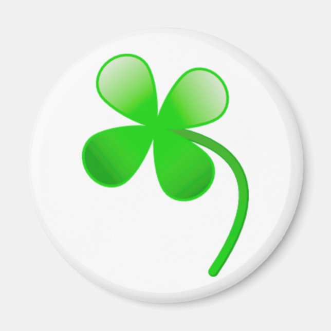 St. Patrick's Day Shamrock Magnet (Front)