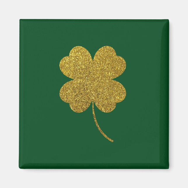 St. Patrick's Day Shamrock Magnet (Front)