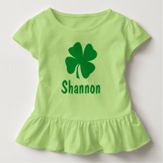 St. Patrick's Day | Shamrock Name Toddler T-shirt