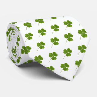 St. Patrick's Day Shamrock Neck Tie
