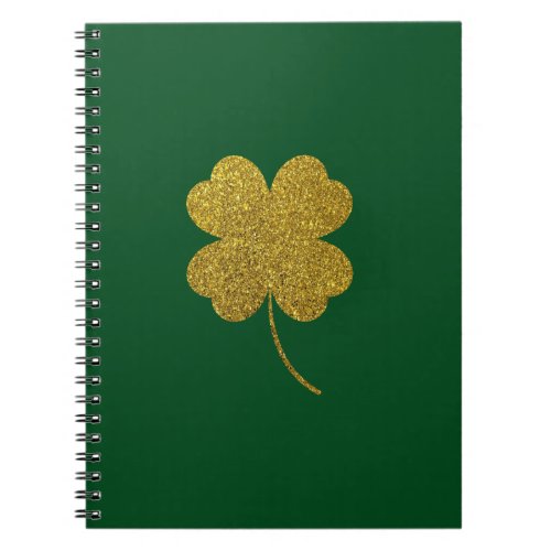 St Patricks Day Shamrock Notebook