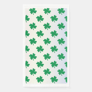St Patrick's Day Shamrock Paper Guest Towels