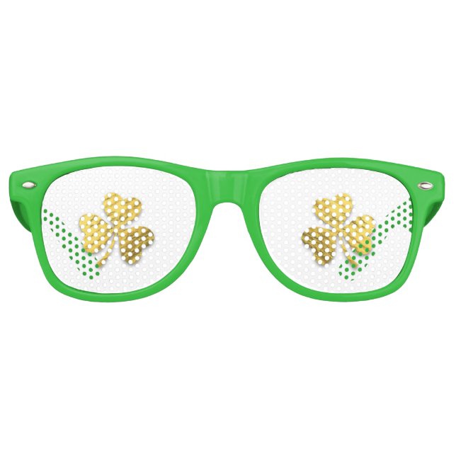 St. Patrick's Day Shamrock Party Eyeglasses (Front)