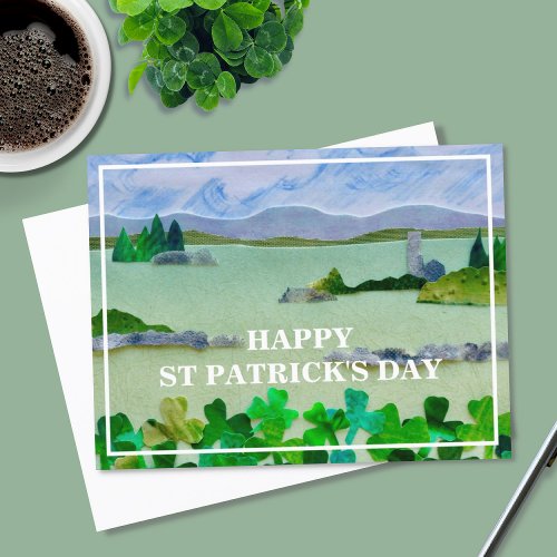 St Patricks Day Shamrock Postcard