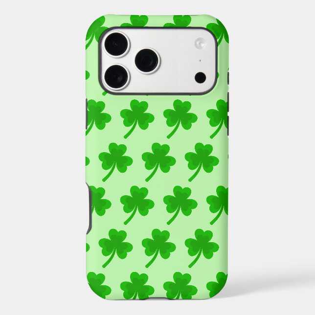 St. Patrick's Day Shamrock Pot of Gold Celtic Knot Case-Mate iPhone Case (Back)