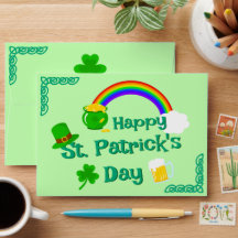 St. Patrick's Day Shamrock Pot of Gold Celtic Knot