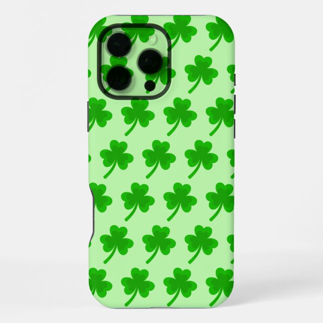 St. Patrick's Day Shamrock Pot of Gold Celtic Knot iPhone Case (Back)