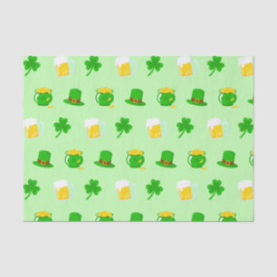 St. Patrick's Day Shamrock Pot of Gold Celtic Knot Tissue Paper
