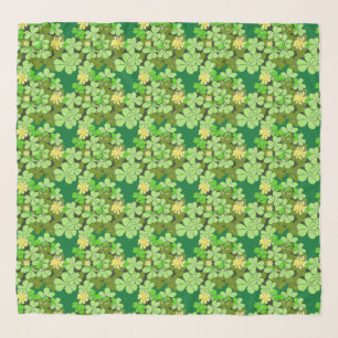 St Patricks Day Shamrock Scarf