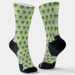 St. Patrick's Day Shamrock Socks