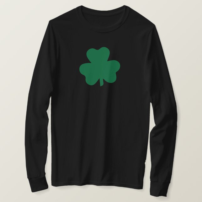 St Patrick's Day Shamrock Tee (Design Front)