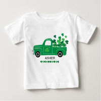 St. Patrick's Day Shamrock Truck Personalized Name