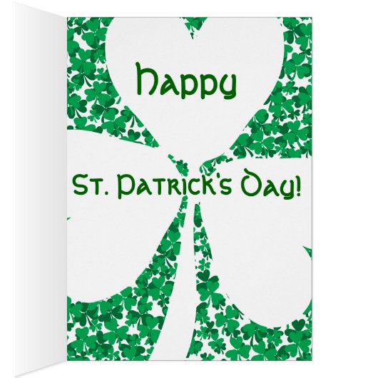 St. Patrick's Day Shamrocks (Inside (Right))