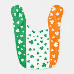 St Patrick's Day Shamrocks Bib