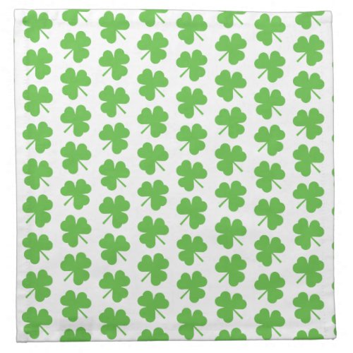 St Patricks Day Shamrocks  Cloth Napkin