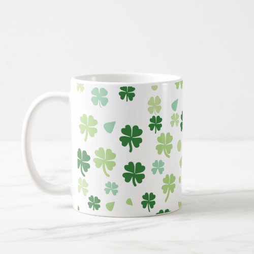 St Patricks Day Shamrocks Coffee Mug