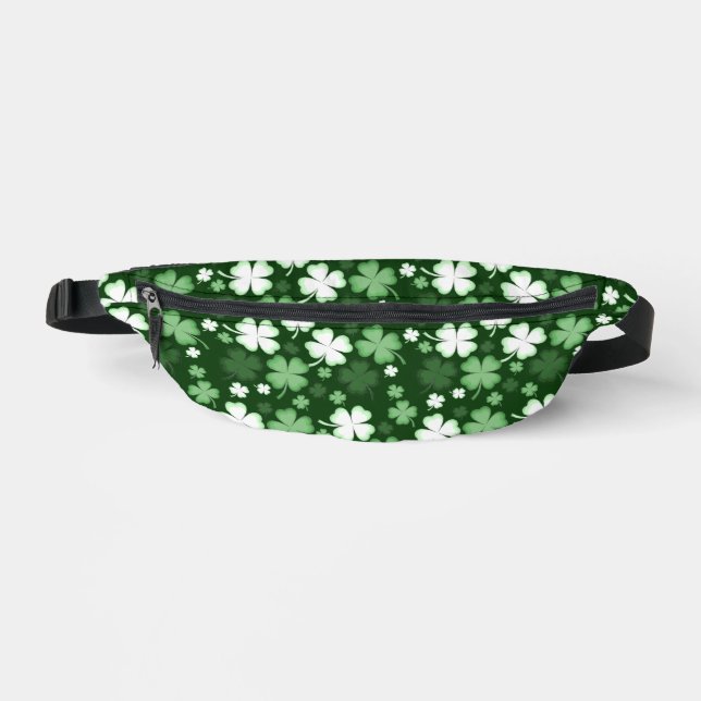 St. Patrick's Day Shamrocks Fanny Pack (Front)