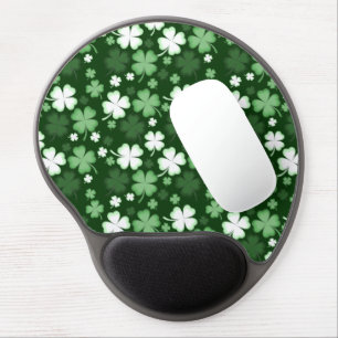 St. Patrick's Day Shamrocks Gel Mouse Pad