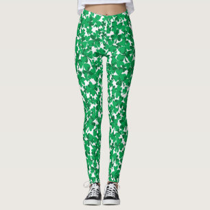 St. Patrick's Day Shamrocks Leggings