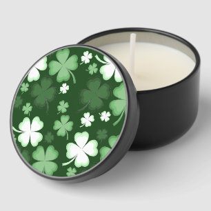 St. Patrick's Day Shamrocks Mini Candle Favors