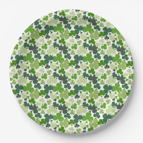 St Patricks Day Shamrocks Paper Plates 9