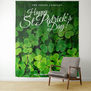 St. Patrick's Day Shamrocks   Photo Backdrop