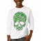 St Patricks Day Shamrocks Skull