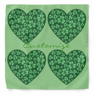 St Patrick's Day Shamrocks Thunder_Cove Bandana
