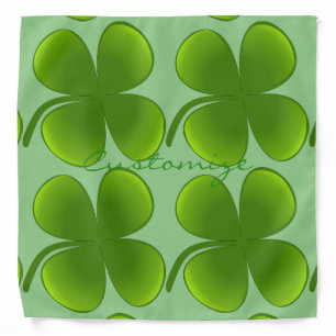 St Patrick's Day Shamrocks Thunder_Cove Bandana