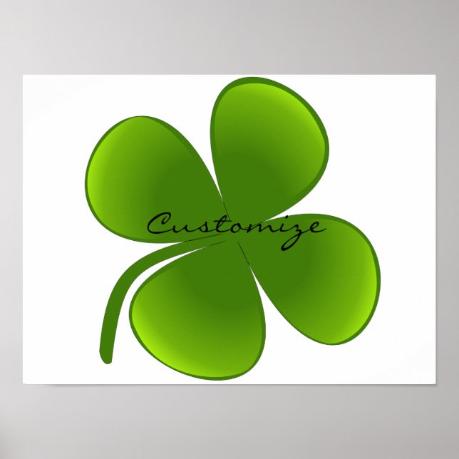 St Patrick's Day Shamrocks Thunder_Cove Poster (Front)
