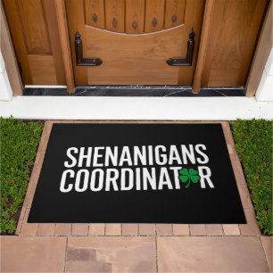 St. Patrick's Day Shenanigan Coordinator Doormat