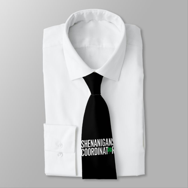 St. Patrick's Day Shenanigan Coordinator Neck Tie (Tied)