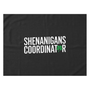 St. Patrick's Day Shenanigan Coordinator Tablecloth