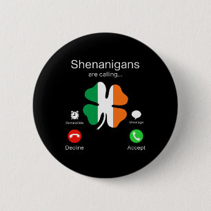 St Patricks Day Shenanigans 1 Button