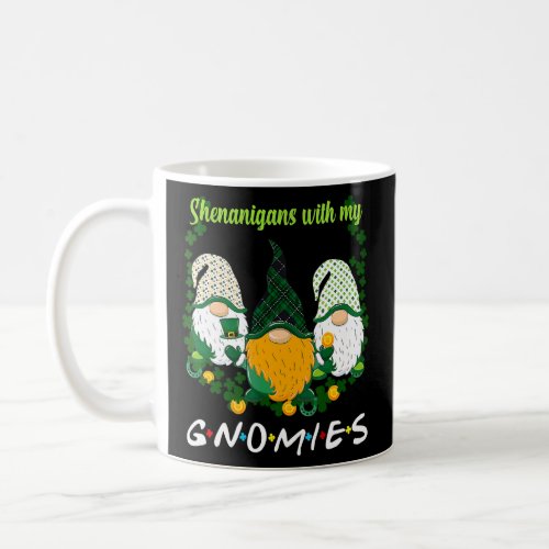 St Patricks Day Shenanigans Gnomies Gnome Shamroc Coffee Mug
