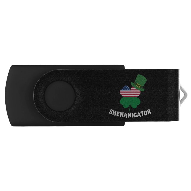 St. Patrick's Day Shenanigator Flash Drive (Front)
