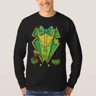 St Patricks Day Shirt Irish Tuxedo Childs Leprecha