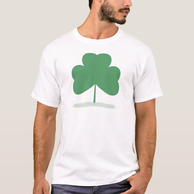St. Patrick's Day shirt with shadow front (Front)